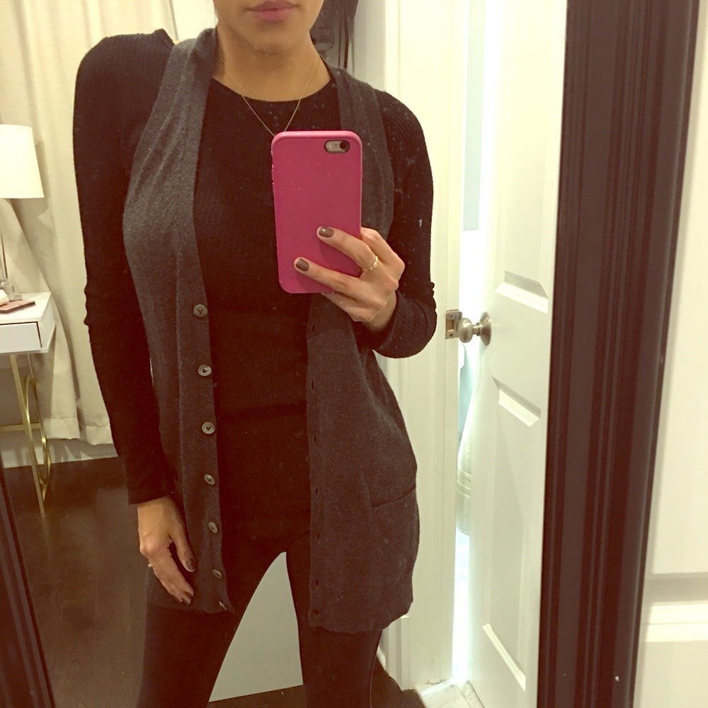 Vince grey vest